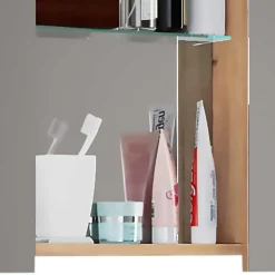 Discount Wohnen 178 cm breiter Badblock Einzelmöbel - Ursela (vierteilig)