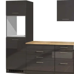 New Wohnen 300 cm breiter Block Küche ohne Geräte - Bozenia (achtteilig)