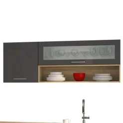 New Wohnen 300 cm breiter Block Küche ohne Geräte - Bozenia (achtteilig)