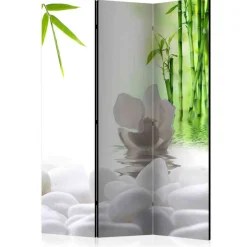 New Wohnen 135 cm breiter Deko-Paravent mit Zen Motiv - Santyra