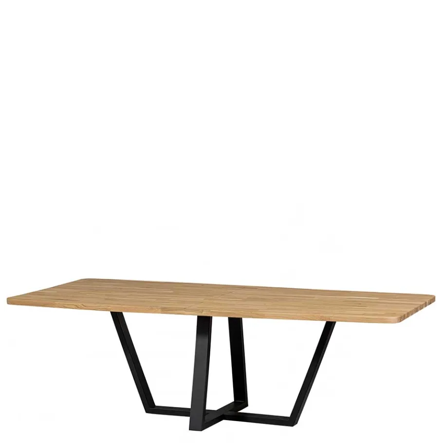 Clearance Wohnen 240 cm breiter Esszimmertisch aus Eichenholz - Serinina