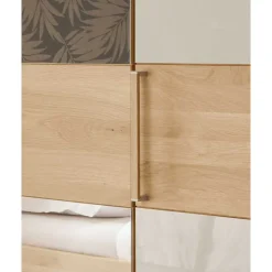 New Wohnen 250 cm breiter Schlafzimmerschrank mit 5 Türen - Emdsiva III