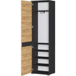 Hot Wohnen 246 cm breites Flurmöbel Set modern - Orsecca (fünfteilig)