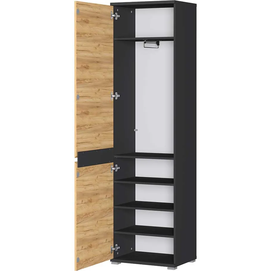 Hot Wohnen 246 cm breites Flurmöbel Set modern - Orsecca (fünfteilig)