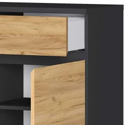 Hot Wohnen 246 cm breites Flurmöbel Set modern - Orsecca (fünfteilig)