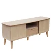 Hot Wohnen 150 cm breites Retro TV Board in Eiche - Saimoon