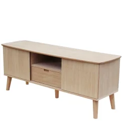 Hot Wohnen 150 cm breites Retro TV Board in Eiche - Saimoon