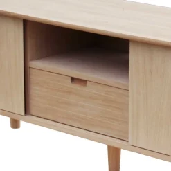 Hot Wohnen 150 cm breites Retro TV Board in Eiche - Saimoon