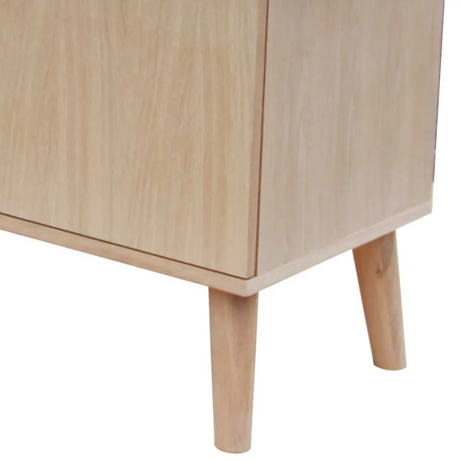 Hot Wohnen 150 cm breites Retro TV Board in Eiche - Saimoon