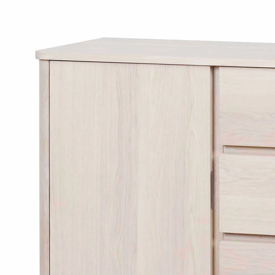 Best Wohnen 152 cm breites Sideboard in White Wash - Navassa