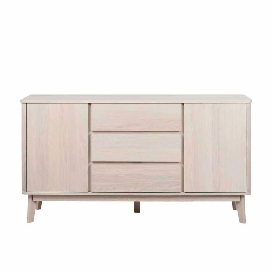 Best Wohnen 152 cm breites Sideboard in White Wash - Navassa