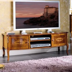 Hot Wohnen 50 cm hohe TV Kommode Natale im Barockstil