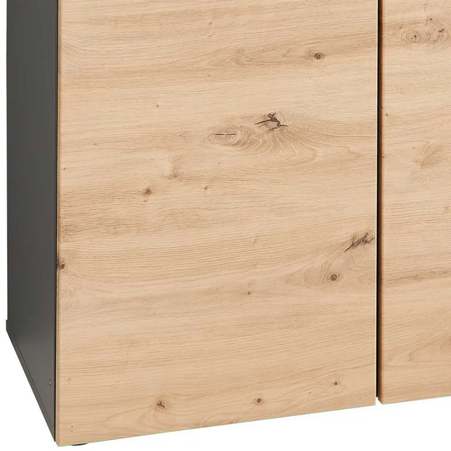 Outlet Wohnen 122 cm hoher Aktenschrank mit zwei Türen - Kuetra