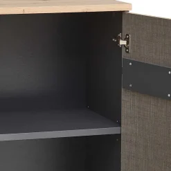Outlet Wohnen 122 cm hoher Aktenschrank mit zwei Türen - Kuetra