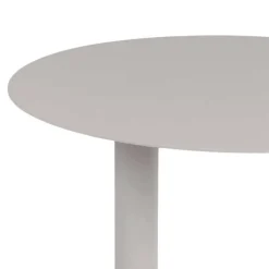 Discount Wohnen 40 cm hoher Beistelltisch in Taupe - Ridona