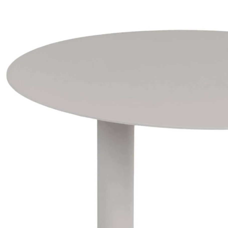 Discount Wohnen 40 cm hoher Beistelltisch in Taupe - Ridona