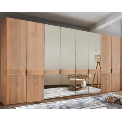 Clearance Wohnen 216 cm hoher XXL-Kleiderschrank in Erle - Murray