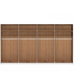 Clearance Wohnen 216 cm hoher XXL-Kleiderschrank in Erle - Murray
