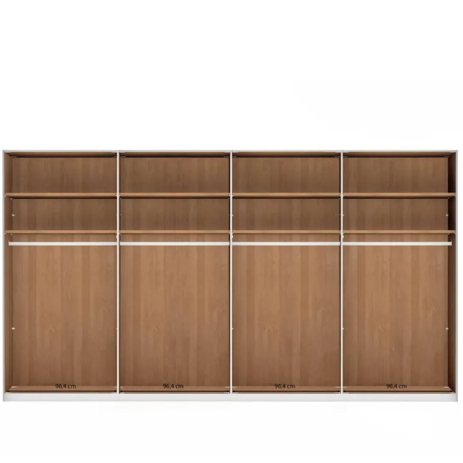 Clearance Wohnen 216 cm hoher XXL-Kleiderschrank in Erle - Murray