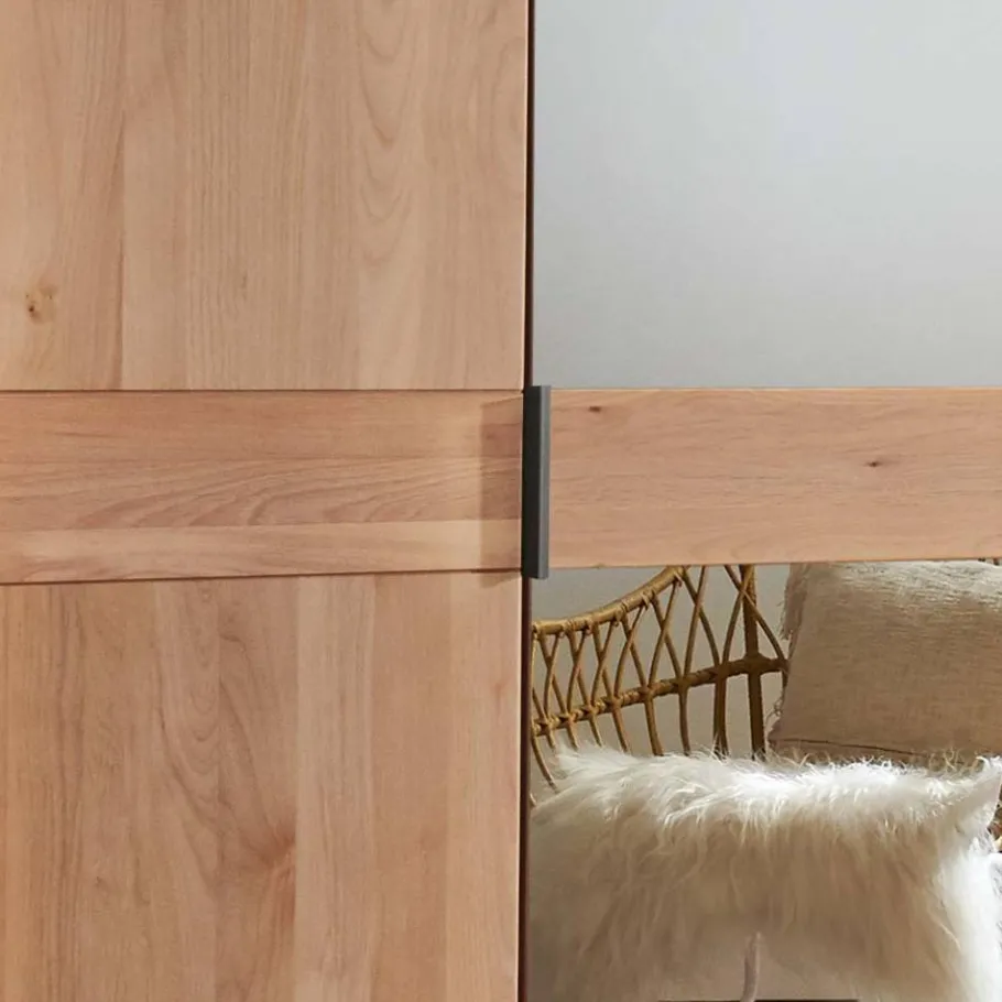 Clearance Wohnen 216 cm hoher XXL-Kleiderschrank in Erle - Murray