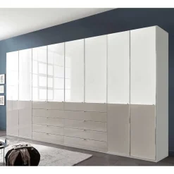 Discount Wohnen 394 cm Kleiderschrank mit acht Türen - Pascan