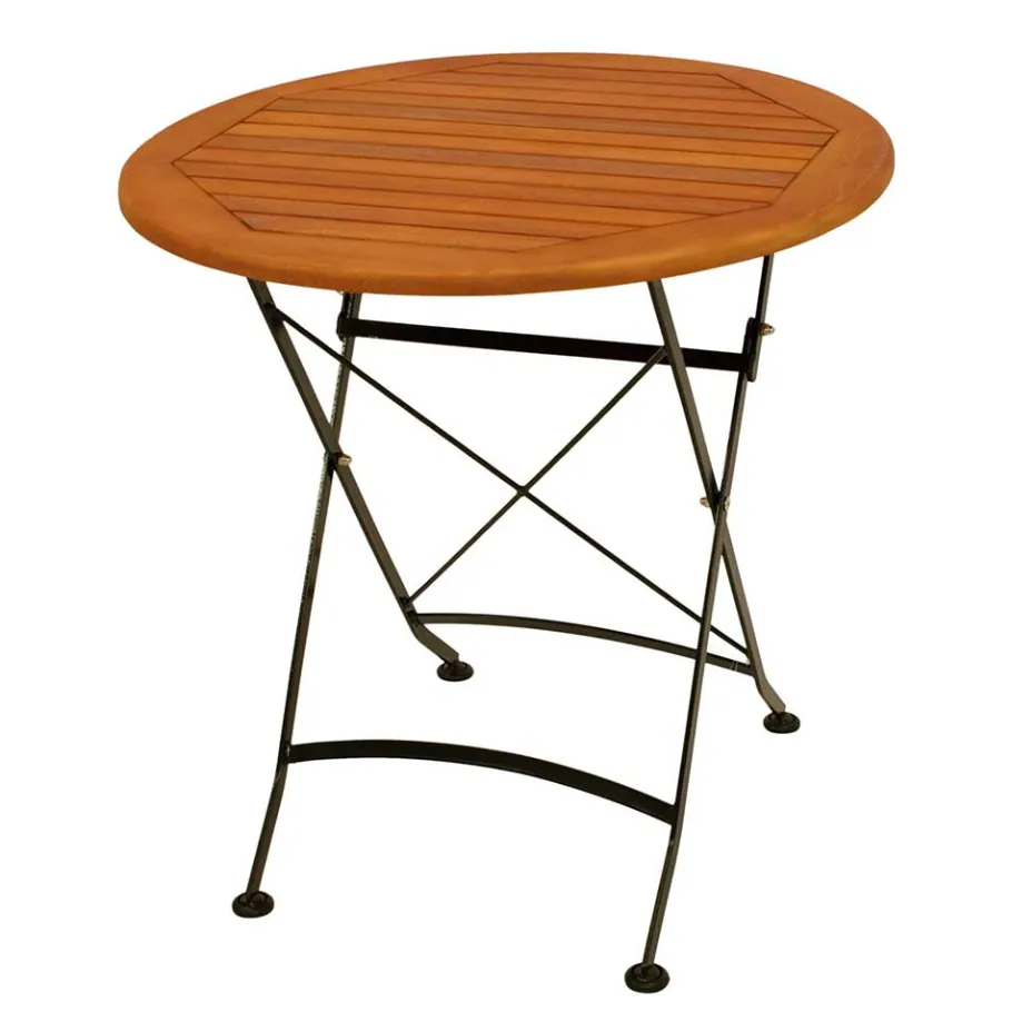 Best Wohnen 75 cm runder Gartentisch zum Klappen - Fagnetta