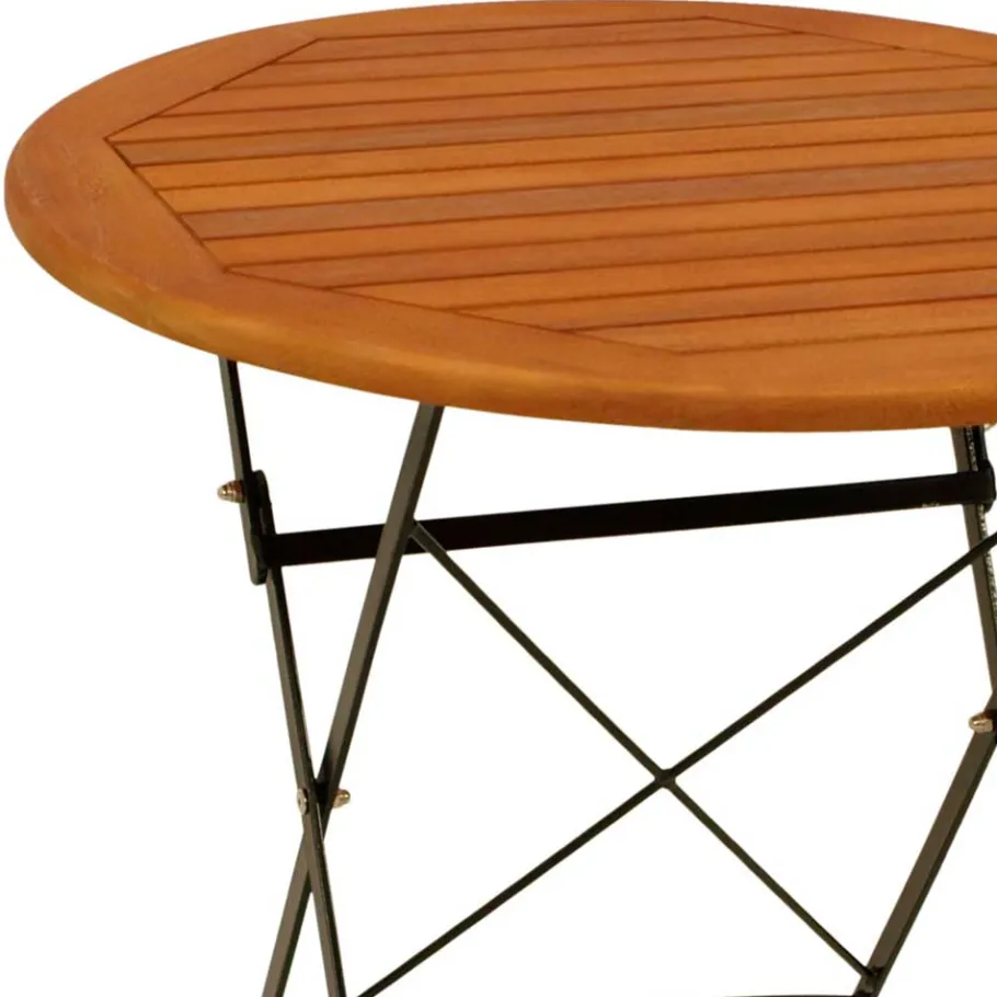 Best Wohnen 75 cm runder Gartentisch zum Klappen - Fagnetta