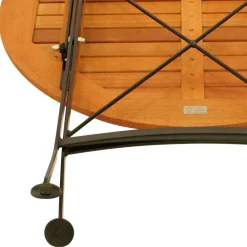 Best Wohnen 75 cm runder Gartentisch zum Klappen - Fagnetta