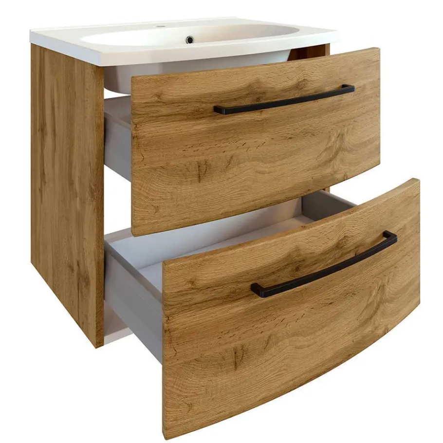 Discount Wohnen 60 cm Waschplatz & Unterschrank - Arazony (dreiteilig)