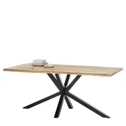 New Wohnen 3 Größen Esszimmer Tisch mit Baumkante Akazie - Fornax