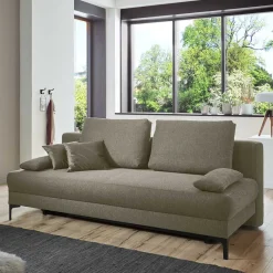 Sale Wohnen 2 Personen Bettcouch in Dunkelgrau - Matsu