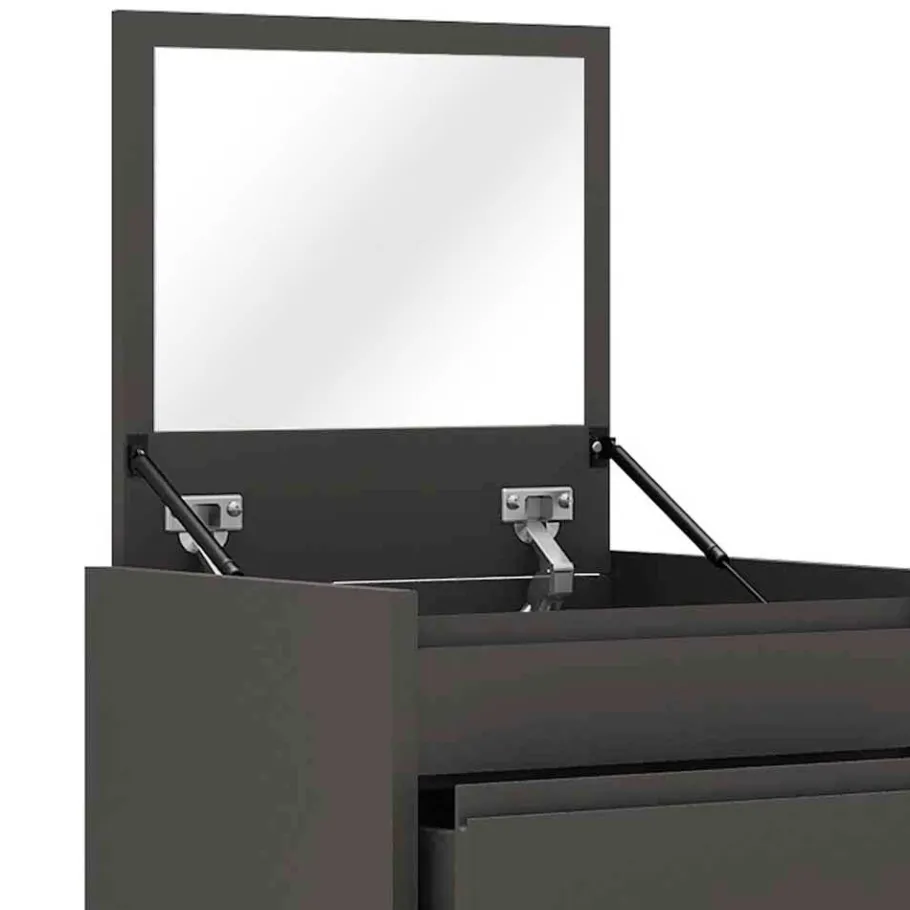 Best Wohnen 4 Schubladen Hochkommode mit Spiegel klappbar - Bathford