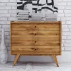 Outlet Wohnen 4 Schubladen Kommode im Midcentury Design - Hardus