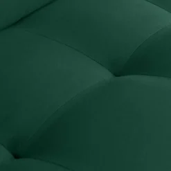 Online Wohnen 3 Sitzer Sofa in Dunkelgrün Samtstoff - Distroit