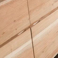 Online Wohnen Abgefahrenes Design Sideboard aus Akazie - Lussina