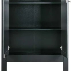 Sale Wohnen Abschließbare Vertiko Kommode in Schwarz - Wins
