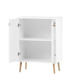New Wohnen Abschließbarer Aktenschrank im Skandi Design - Niuna