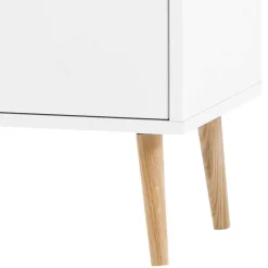 New Wohnen Abschließbarer Aktenschrank im Skandi Design - Niuna