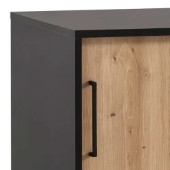 Outlet Wohnen Abschließbarer Ordnerschrank mit Schiebetüren - Evasilica