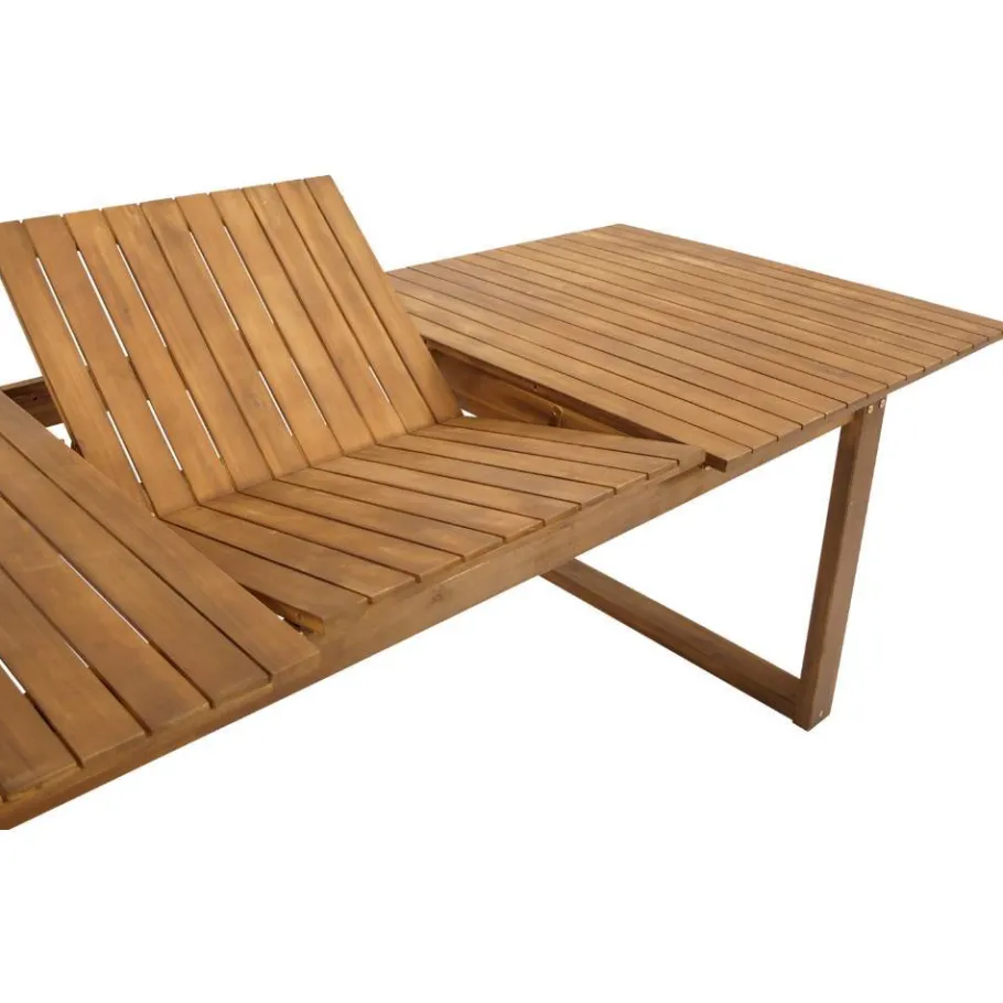 Outlet Wohnen Akazienholz Gartentisch verlängerbar - Sennpa