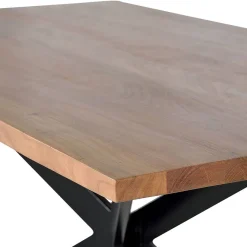 Best Wohnen Akazienholz-Tisch mit Spider Gestell - Veladrano
