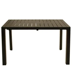 Discount Wohnen Alu Outdoortisch mit einer Einlegeplatte - Soria