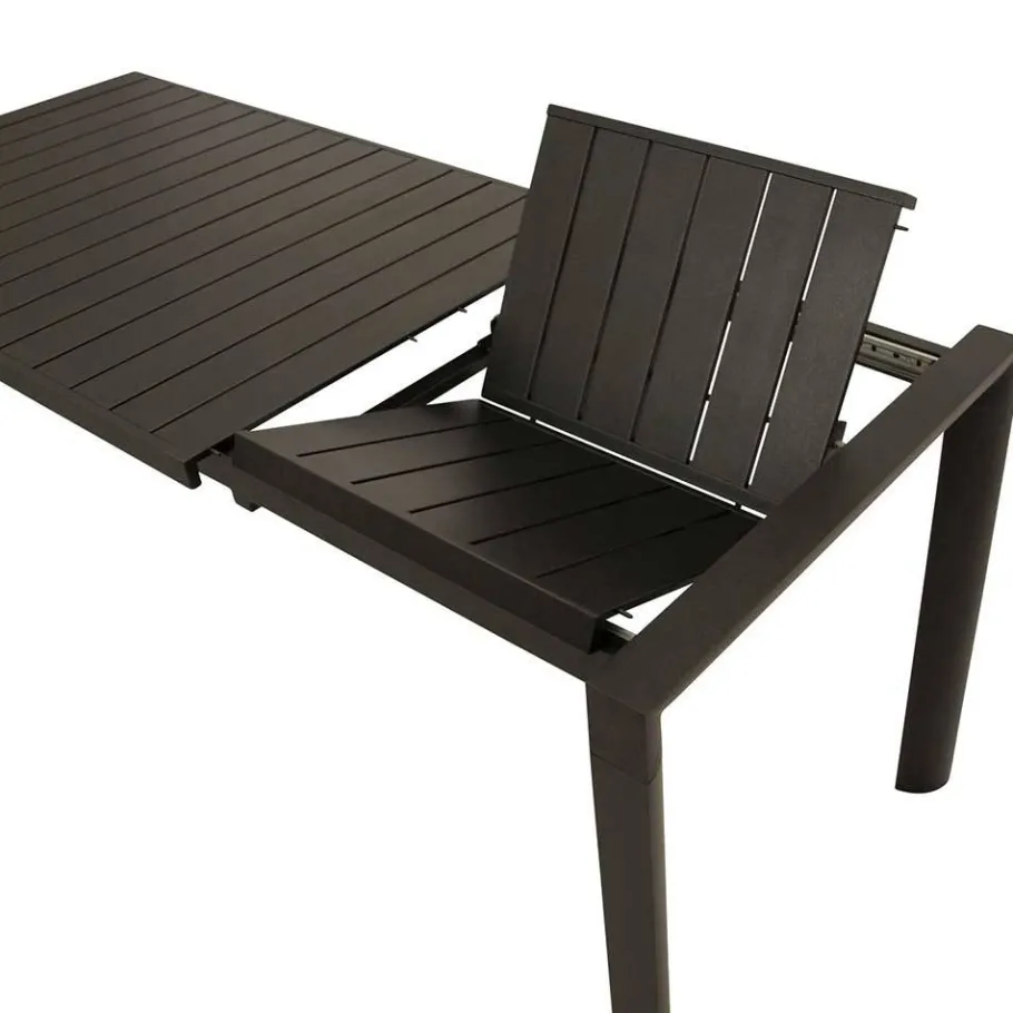 Discount Wohnen Alu Outdoortisch mit einer Einlegeplatte - Soria