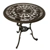 Outlet Wohnen Aluguss Gartentisch in Bronze - Scotia