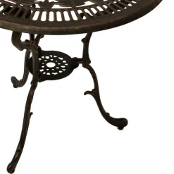 Outlet Wohnen Aluguss Gartentisch in Bronze - Scotia