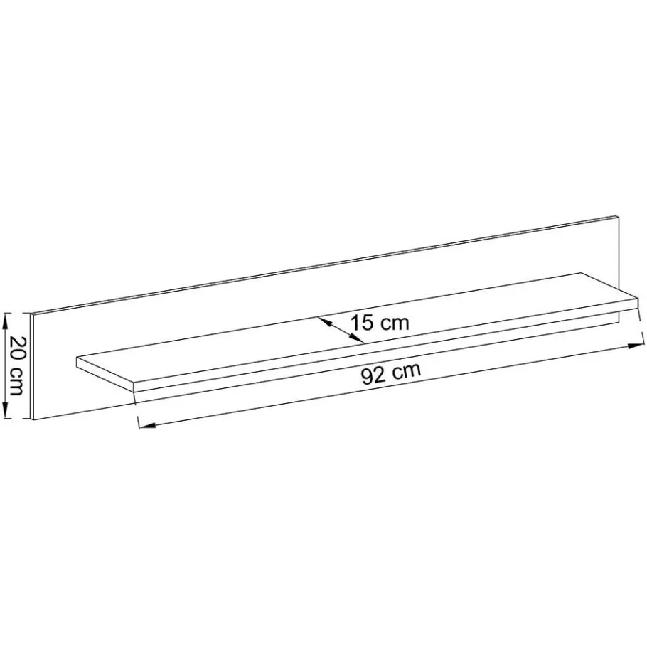 Online Wohnen Anbauwand Möbel Kombination - Olcian (vierteilig)