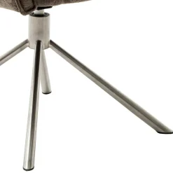 Outlet Wohnen Armlehnen Drehstuhl in Braun - Arjama (2er Set)