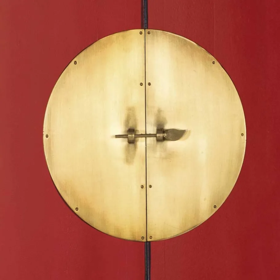 Online Wohnen Asia Design Schrank in Rot Massivholz - Iscian