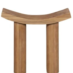 Best Wohnen Asiatischer Hocker aus Paulownia massiv - Dualko