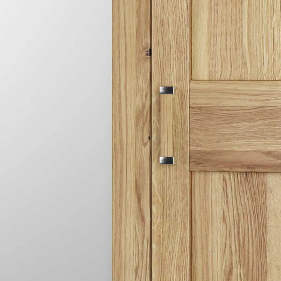 Best Wohnen Asteiche Kleiderschrank 6-türig mit 4 Spiegeln - Zamron